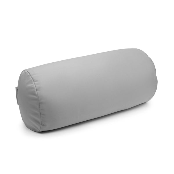 Comfortable Roll Pillow Round Cylinder Microbead Bolster Neck Back Support  Roll Pillow Tube Pillow Cushie Pillows 12 X 7 Inch Grey